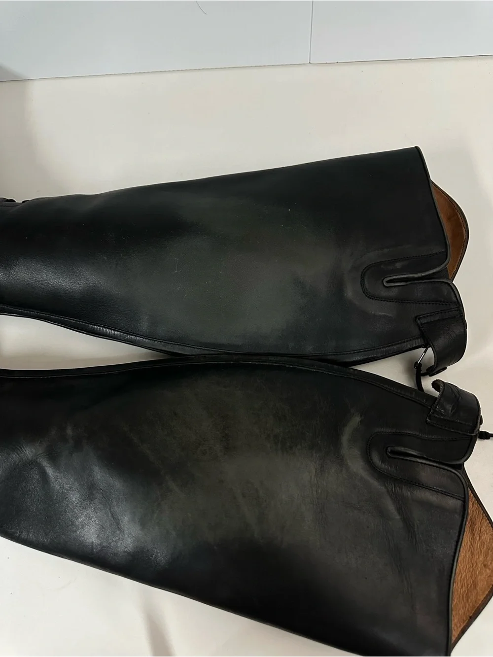 Ovation Equestrian Black Knee-High Lace-Up Riding Boots - Women's 467446